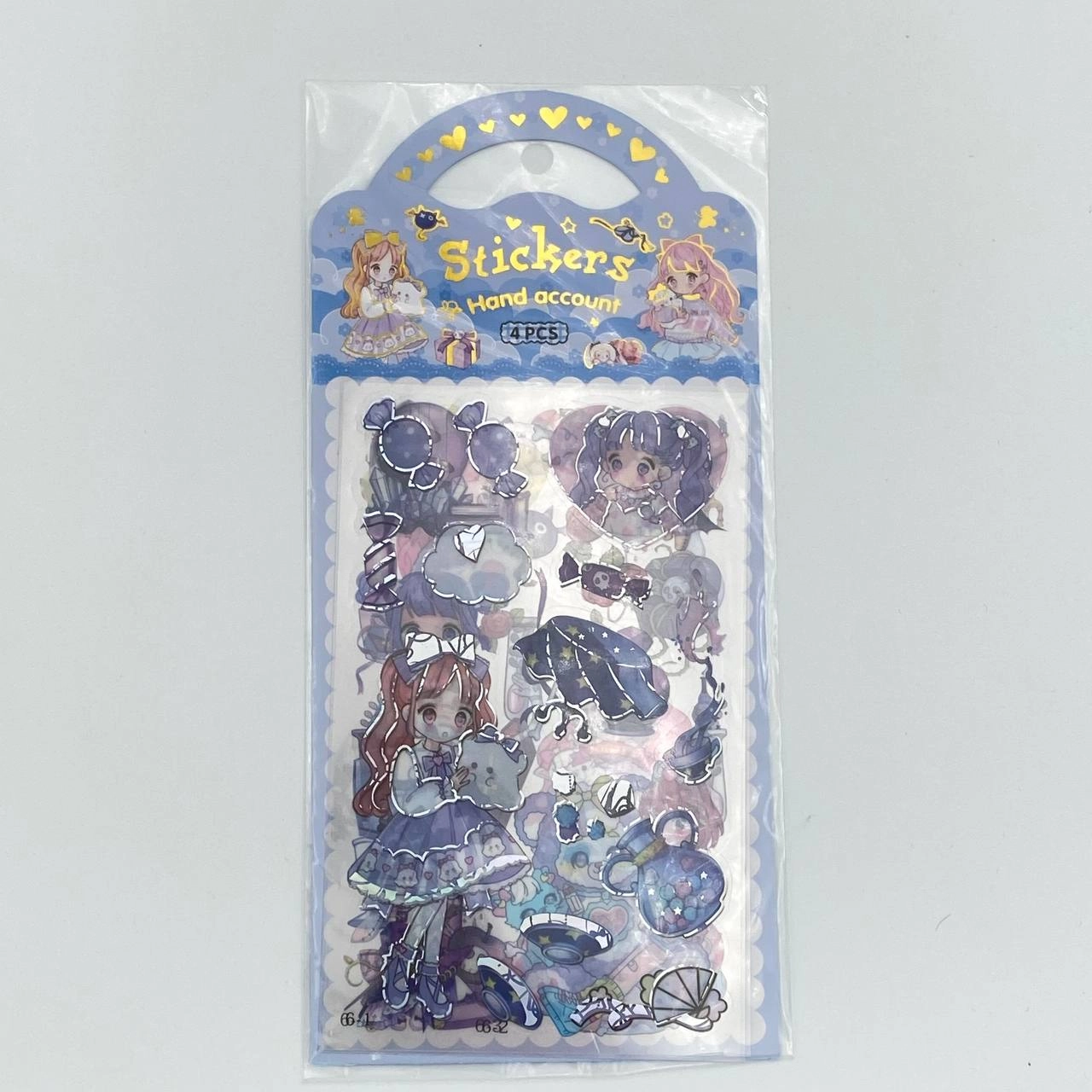 Коллекция наклейки с героями мультфильмов Stikers Hand accaunt недорого