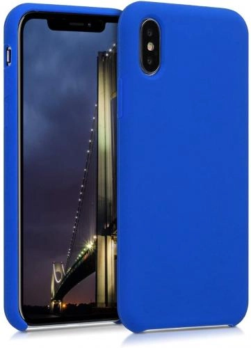 Чехол Silicone Case для iPhone X / XS, синий купить