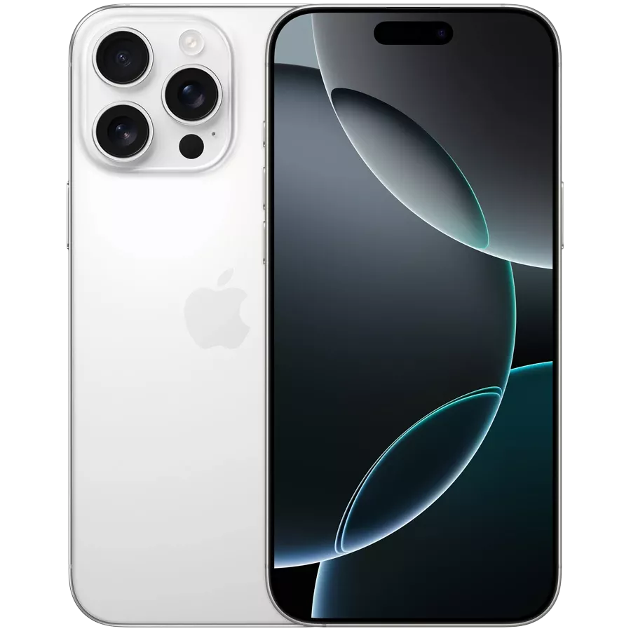 Смартфон Apple iPhone 16 Pro Max eSim 256GB White Titanium (1 eSIM) купить