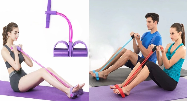 Универсальный эспандер с ручками и упорами PowerGym A423 в Узбекистане