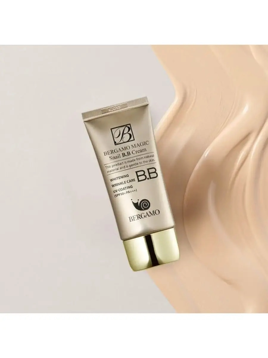Bergamo  BB Cream magic snail  50ml   tonal kremi O'zbekistonda