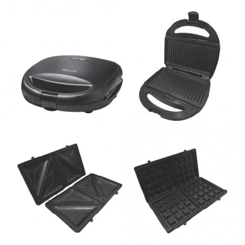 Maxwell MW-1561 – almashtiriluvchi panelli vafli, gril, sendvich pishirgich O'zbekistonda