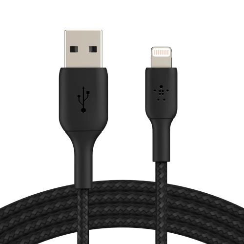 Кабель Belkin BRAIDED A-LTG 1M, (CAA002BT1M) White, Black недорого