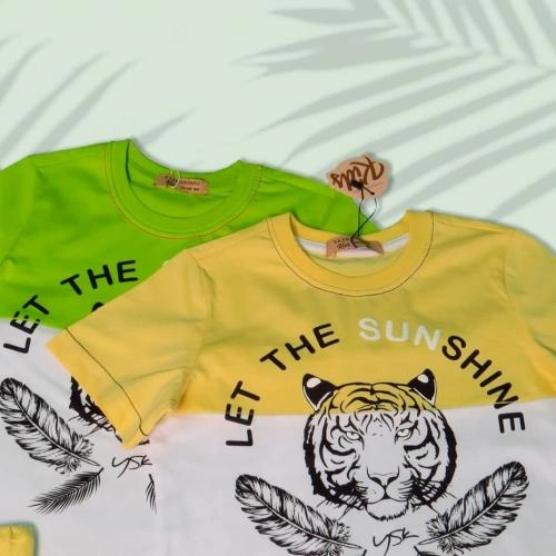 YSK 11109 (Green, Black, Yellow) bolalar futbolkasi O'zbekistonda