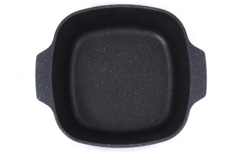 Kukmara "Titanium Pro" kvadrat kastrulyasi, 6.5 l (Black, Green) O'zbekistonda