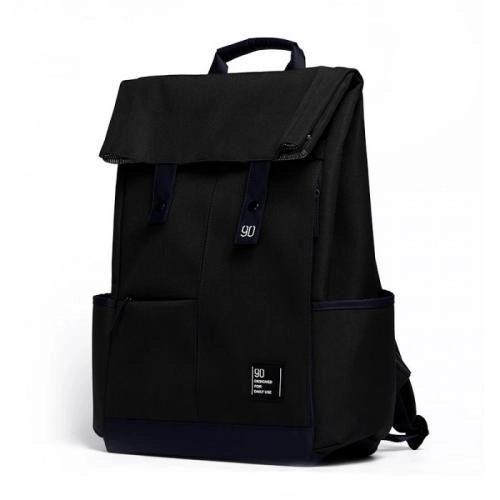 Рюкзак влагозащищенный Xiaomi 90 Points Vibrant College Casual Backpack (Black) в Узбекистане