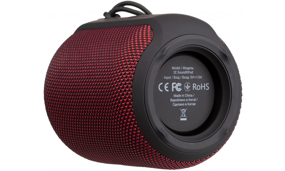 Акустическая система 2E SoundXPod TWS MP3 Wireless Waterproof Red в Узбекистане