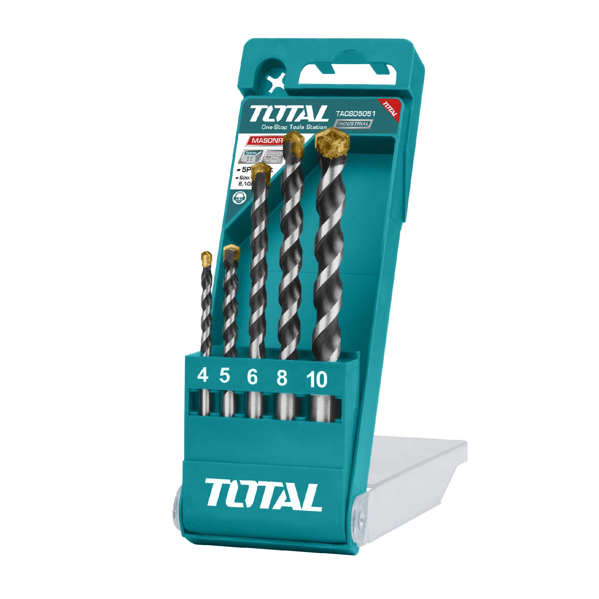 TOTAL TACSD5051 (5 dona) g‘ishtni burg‘ulash to‘plami sotib olish