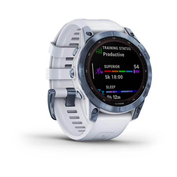 Garmin FENIX 7 Sapphire Solar Mineral blue smart-soati O'zbekistonda