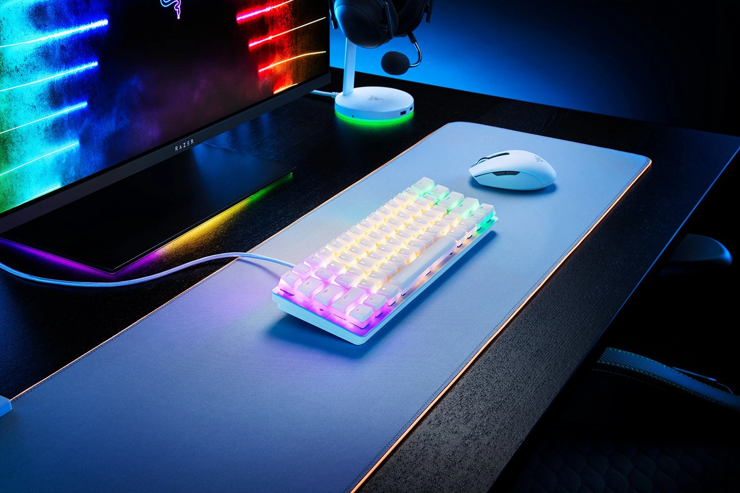 Razer Phantom Pudding Keycap Upgrade Set White klaviatura tugmalari to&lsquo;plami O'zbekistonda