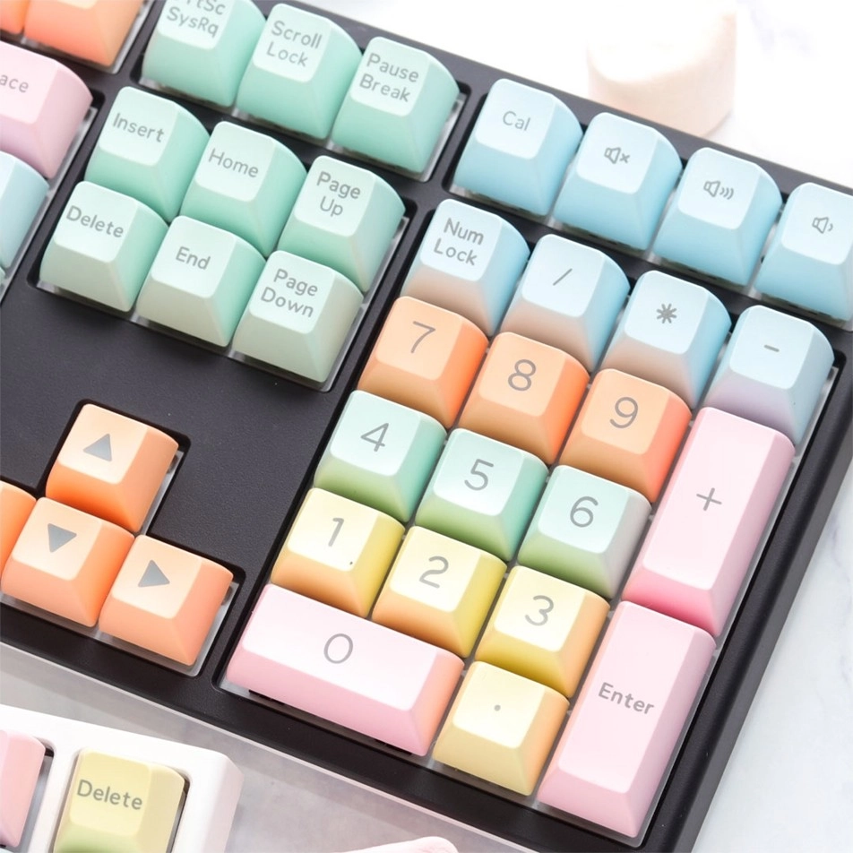 Ducky Cotton Candy SA Keycap Set 108 Key klaviatura tugmalari to&lsquo;plami arzon