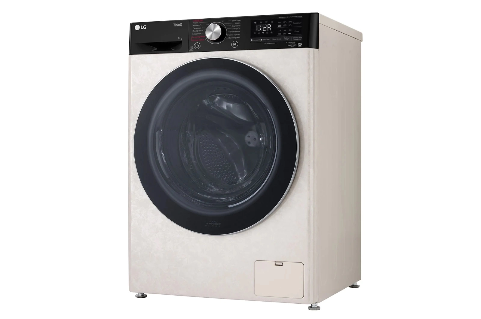 LG F4V5VS9B (bug‘+Smart Diagnosis+AI DD) 9 Kg kir yuvish mashinasi O'zbekistonda