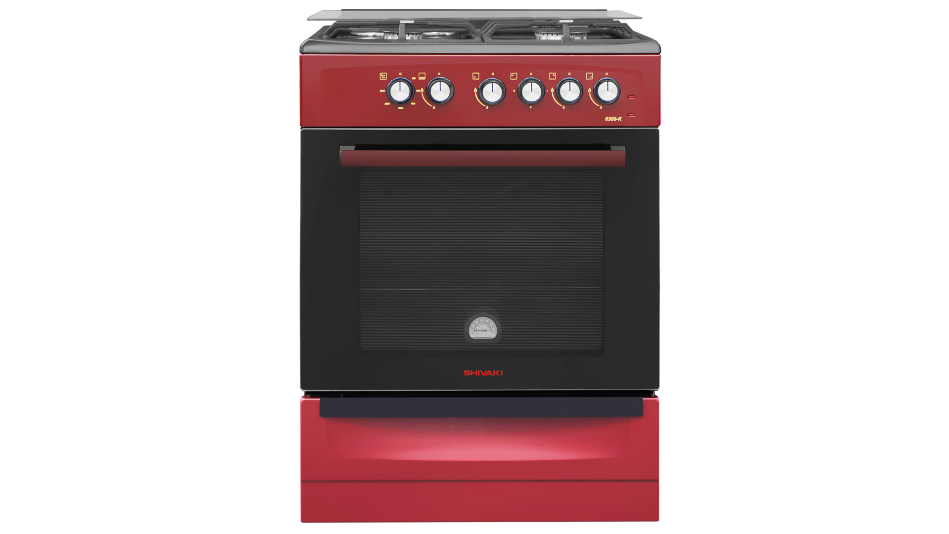 Shivaki 6300-K Burgundy elektr+gaz plitasi O'zbekistonda