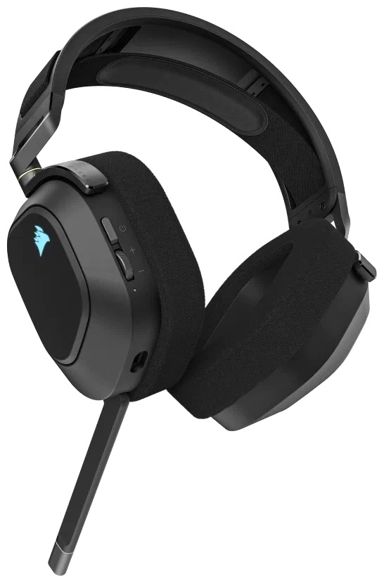 Беспроводные компьютерные наушники Corsair HS80 RGB Wireless - Carbon в Узбекистане