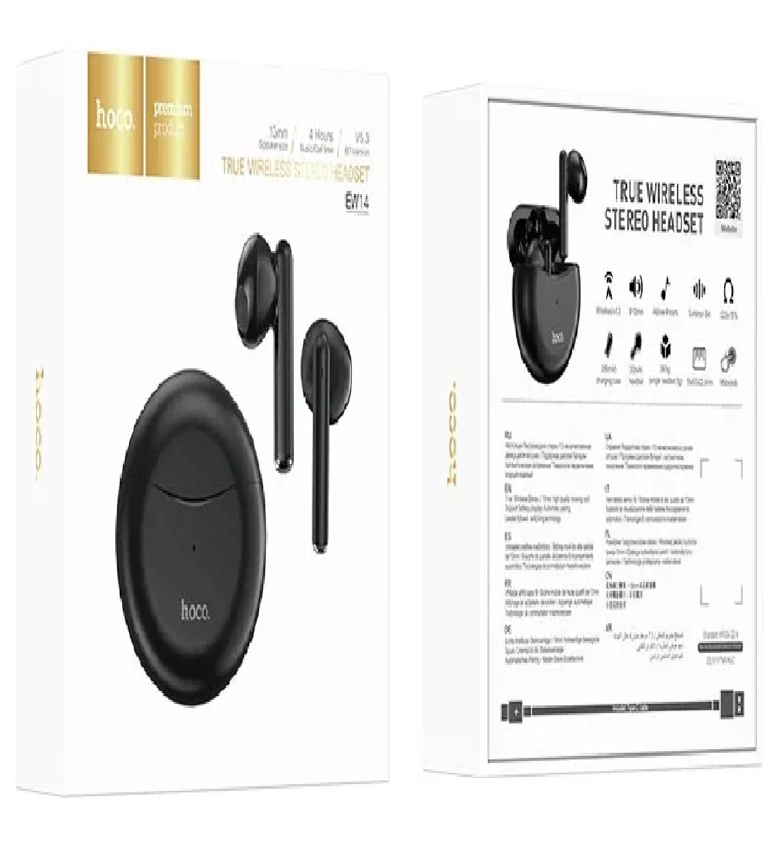 Hoco EW14 qora simsiz quloqchini sotib olish