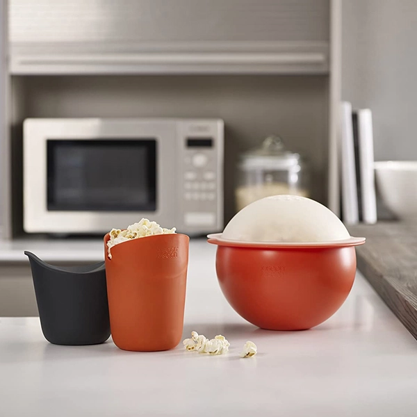 Набор стаканов Joseph Joseph для приготовления попкорна в микроволновой печи M-Cuisine 45018 в Узбекистане