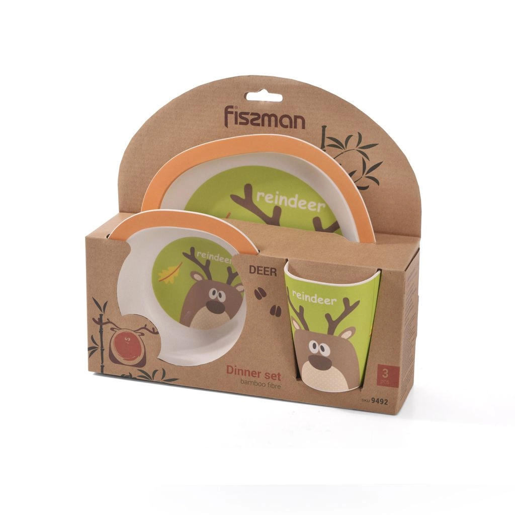 Fissman ovqat idish to'plami DEER 3 pr O'zbekistonda