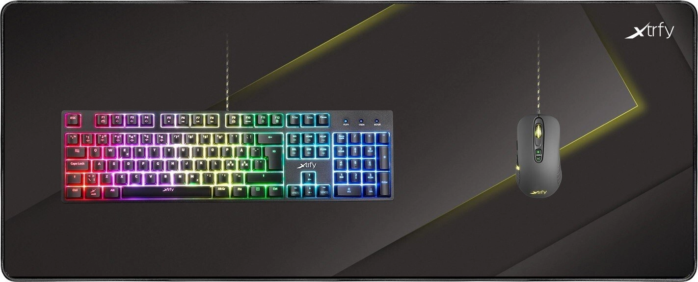 Xtrfy GP1 XL Metallic Gray sichqoncha kovrigi O'zbekistonda