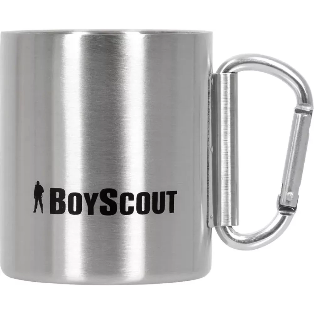 BoyScout termokrujkasi, yig‘iladigan karabin-tutqich, 200 ml, zanglamas po‘lat O'zbekistonda