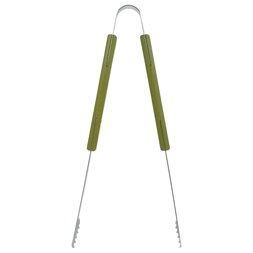 BoyScout qisqichi, 30 sm (gril, barbekyu uchun, zanglamas po‘latdan, yog‘och tutqichli, 39 sm) O'zbekistonda