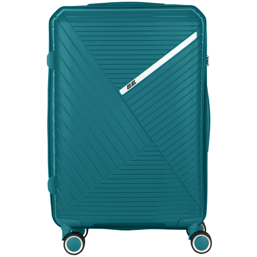 2E Sigma (o‘rta) Aquamarine plastik chemodani O'zbekistonda