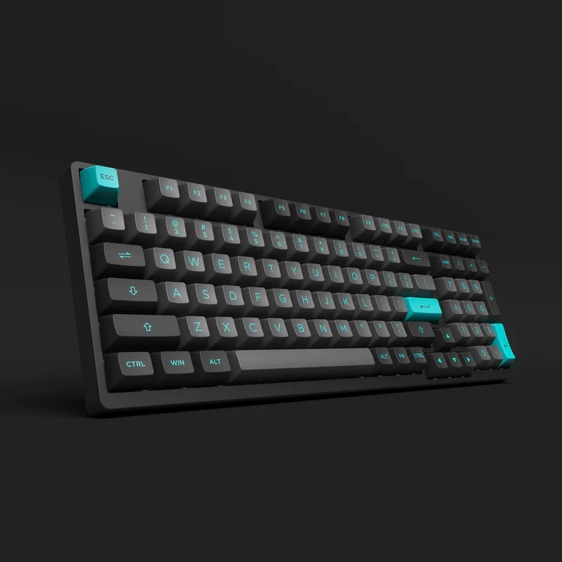 Клавиатура Akko 3098B Black&Cyan CS Jelly White RGB в Узбекистане