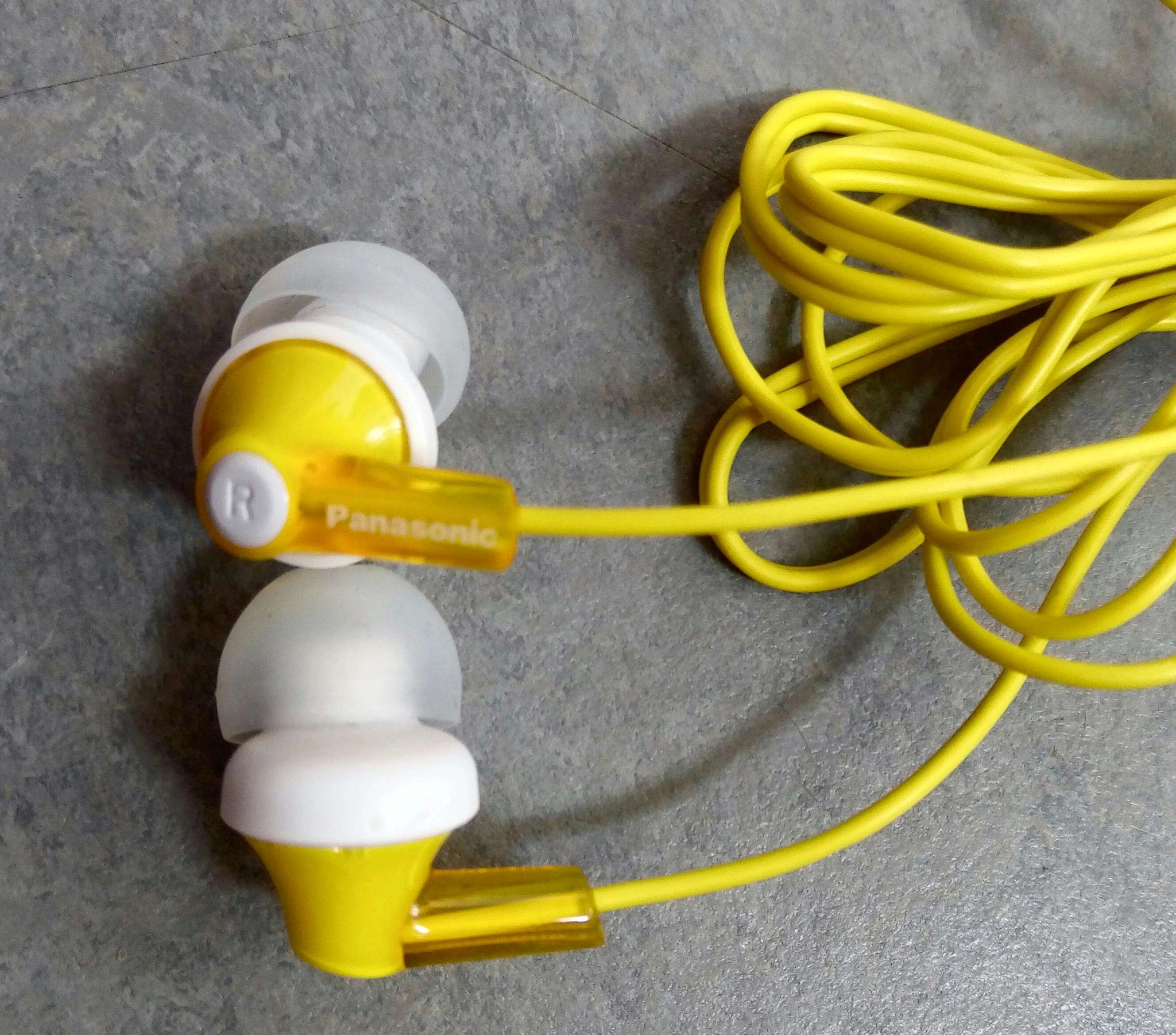 Panasonic RP-HJE118GUY sariq simli quloqchinlari O'zbekistonda