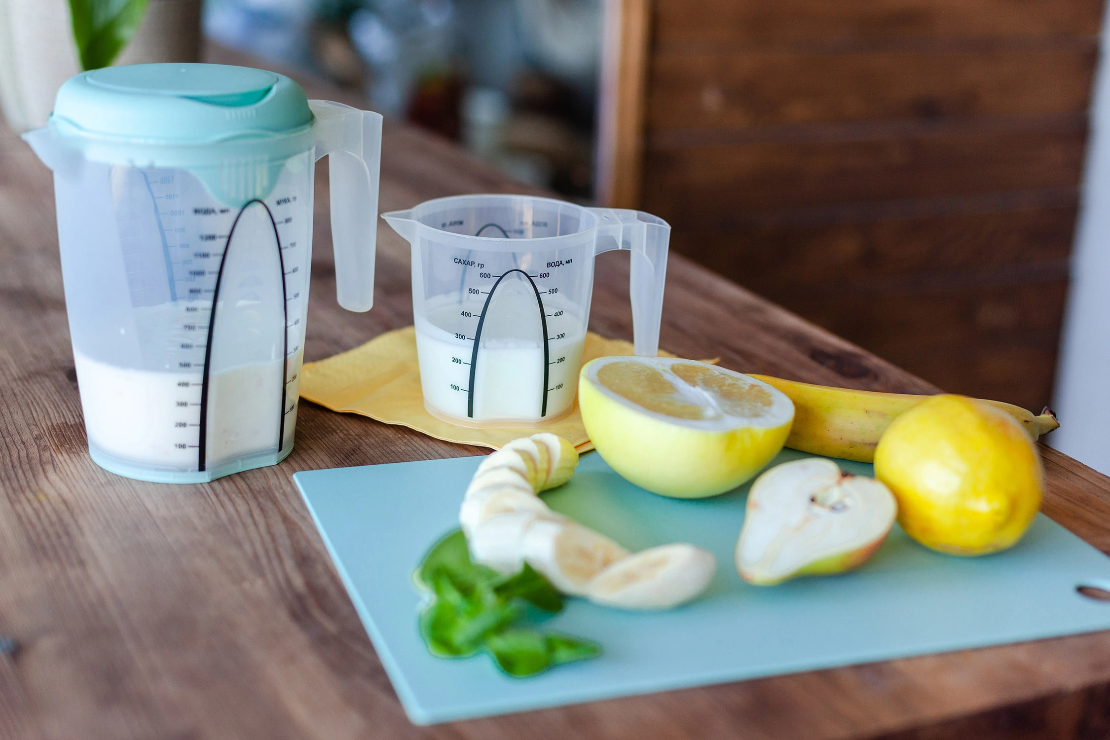 Кувшин мерный Plast Team STOCKHOLM, с ручкой, 1л, 190х120х140 O'zbekistonda