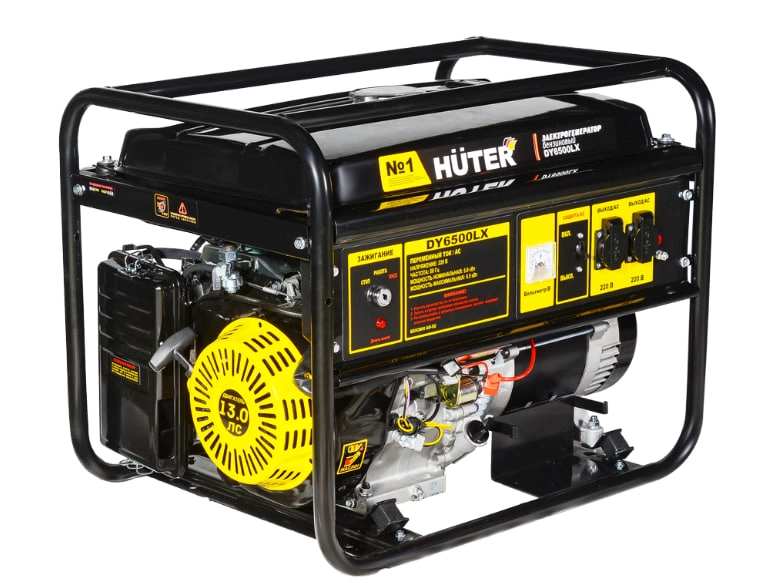 Huter DY6500LX benzinli generatori O'zbekistonda