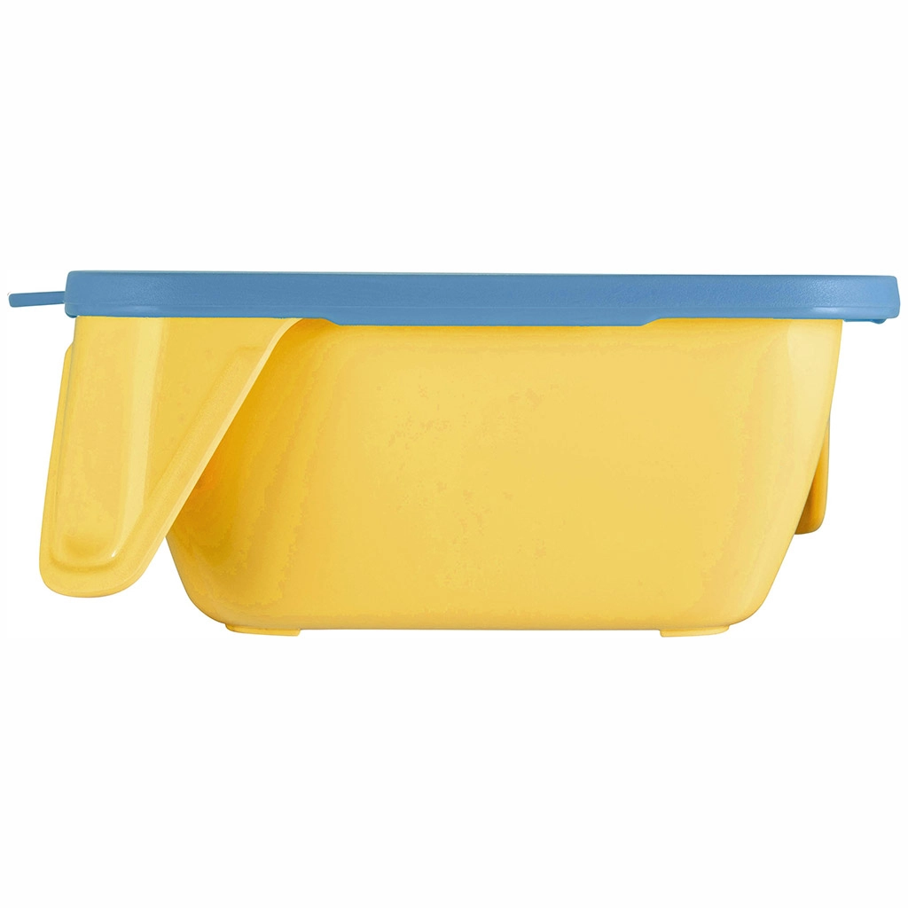 Тарелка детская Lalababy Play with Me Wolfie с мягкой крышкой синий колокольчик в Узбекистане