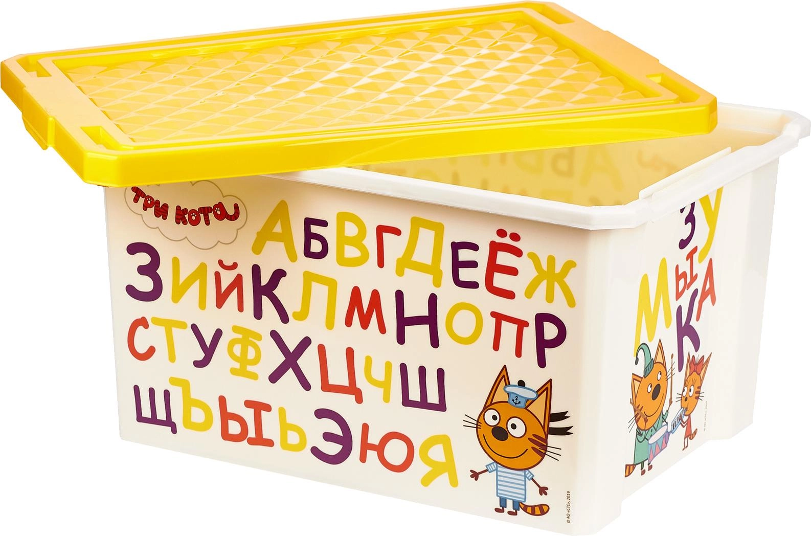 Детский ящик Lalababy Superstar, 17л, 405х305х210 Три кота в Узбекистане