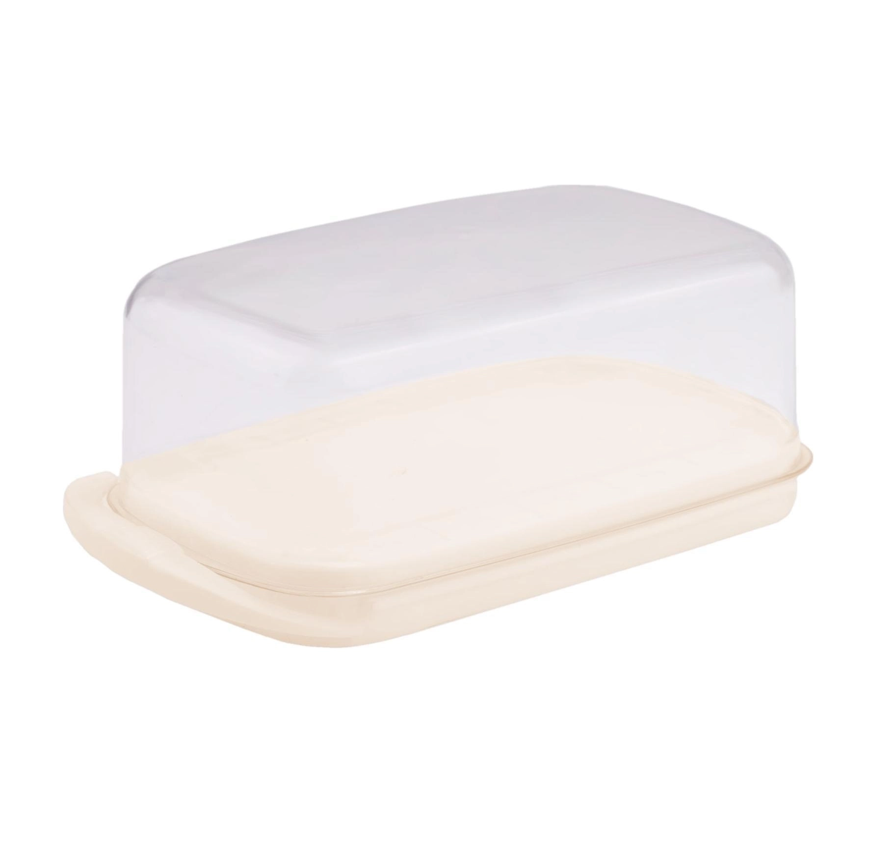 Масленка Sugar&Spice Vanilla, с прозрачной крышкой, с защёлками, с мерной шкалой, 180х95х65 шампань sotib olish