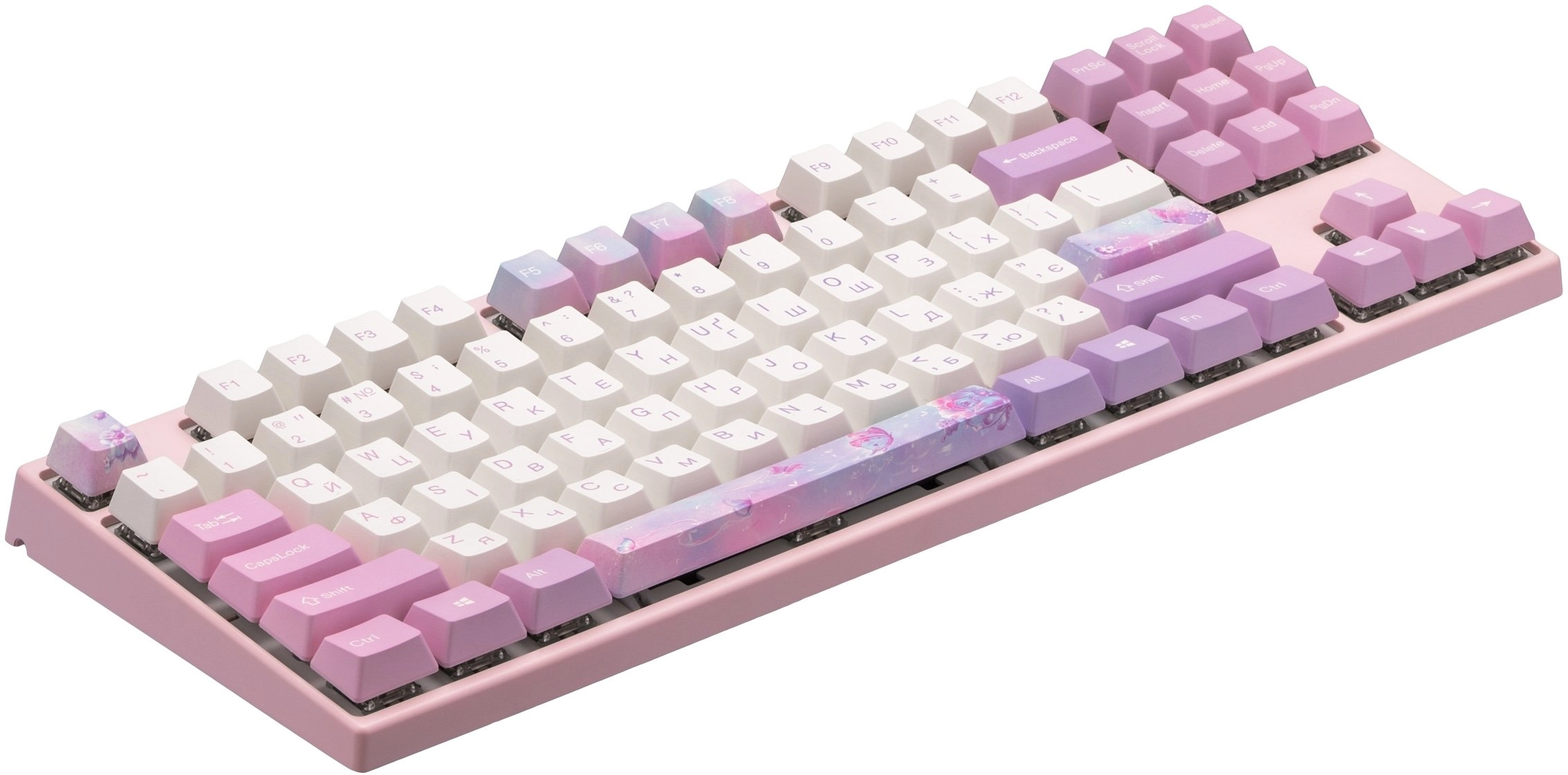 Varmilo VEM87 Dreams On Board EC V2 Rose UA klaviaturasi O'zbekistonda