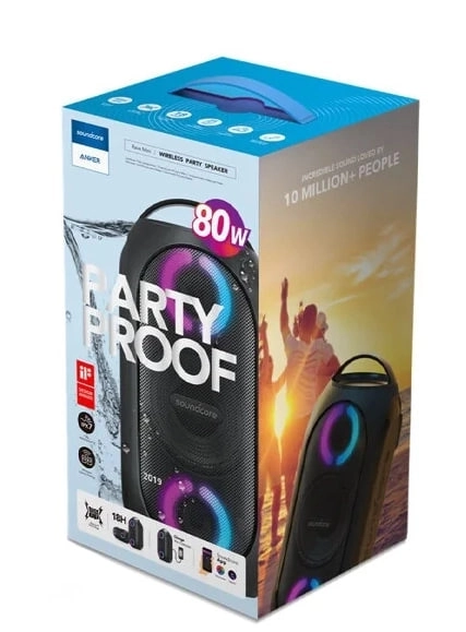Портативная акустика Soundcore Anker Party Proof 80W в Узбекистане