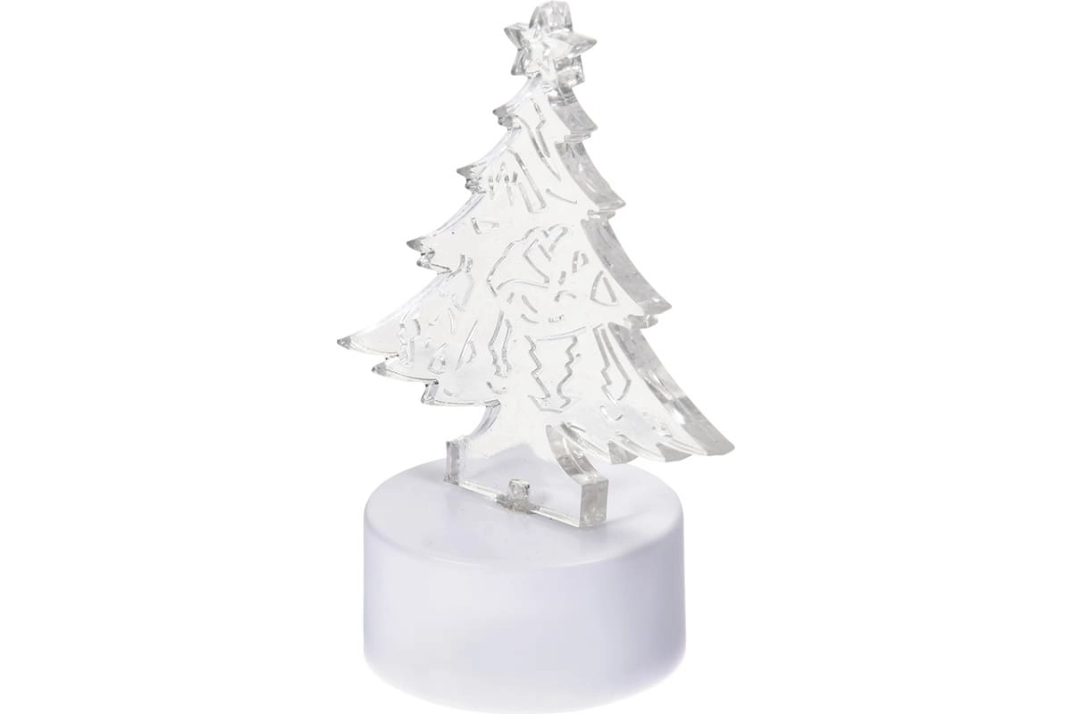 Светодиодная чайная свеча VEGAS Елочка 6х8см, зеленое свечение, с батарейкой O'zbekistonda