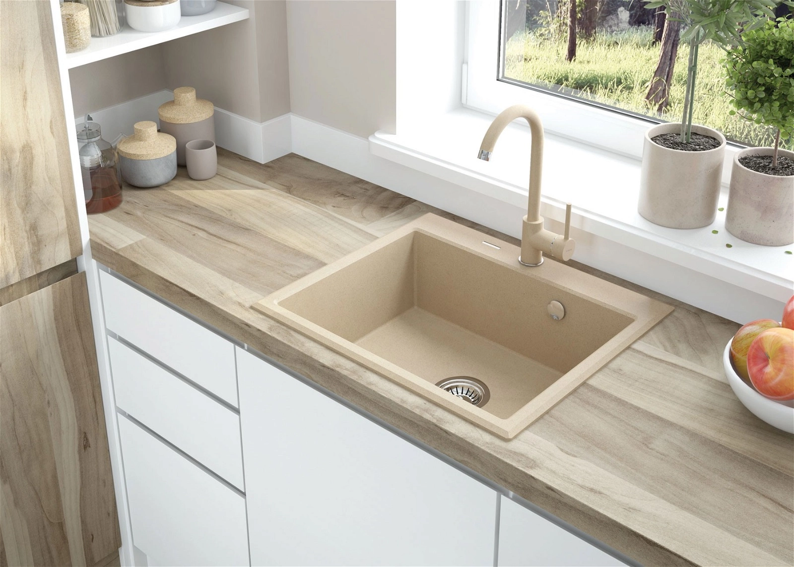 Смеситель Deante NEMEZJA Песок BEN_762M в Узбекистане