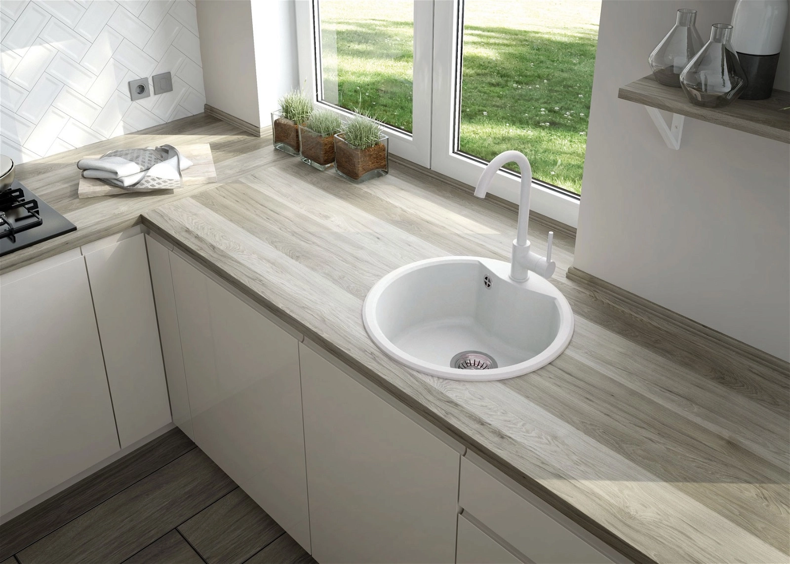 Смеситель Deante NEMEZJA Алебастр BEN_A62M в Узбекистане