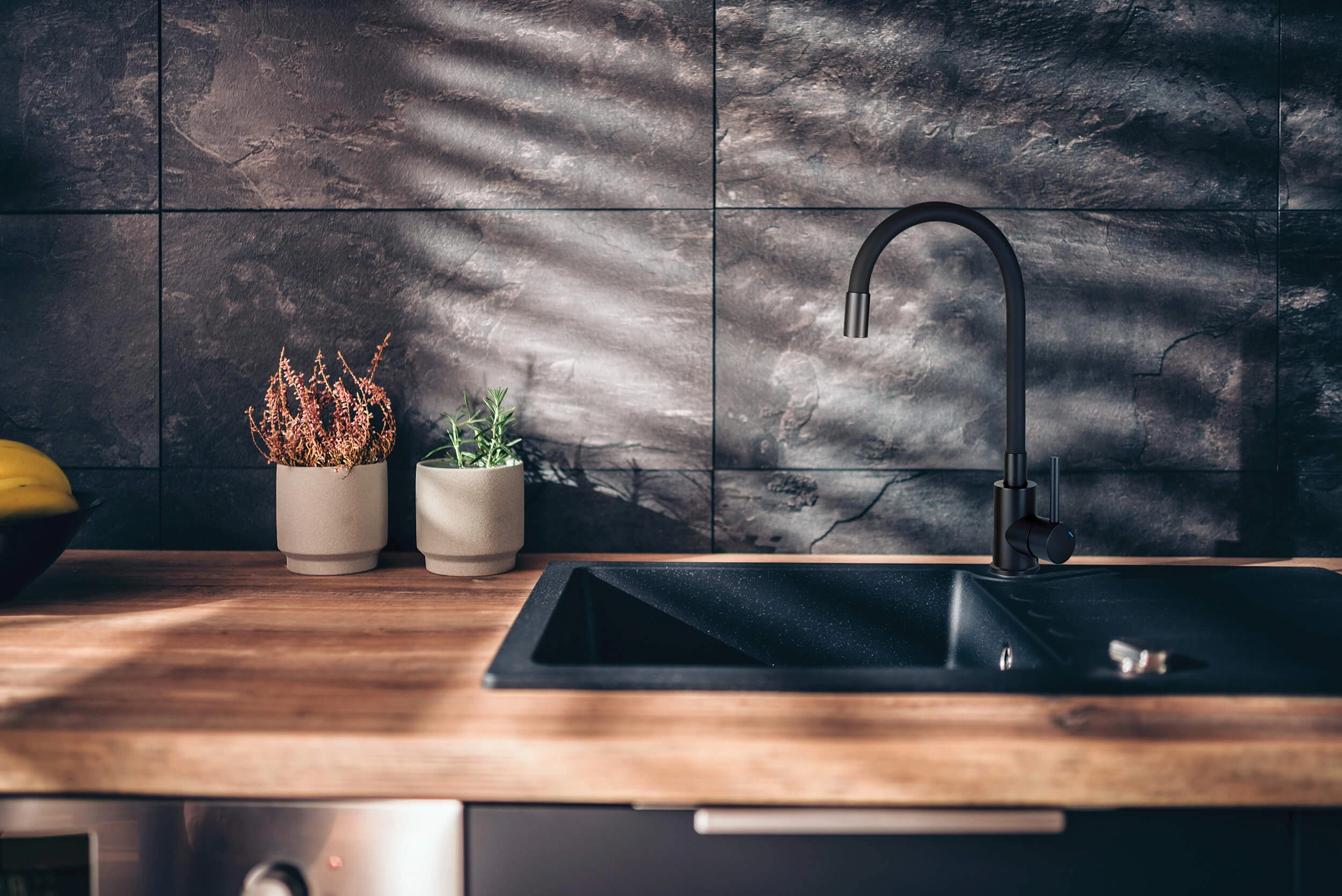 Смеситель Deante Neo Luno Черный BOC_B720 в Узбекистане