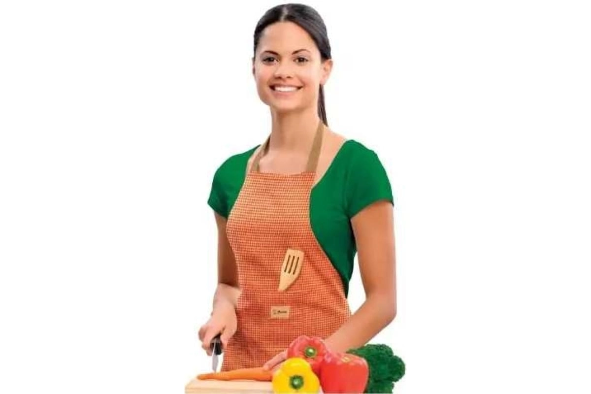 Фартук MARMITON Sunny, с карманами, 63х70 см, полиэстер, 17327 O'zbekistonda