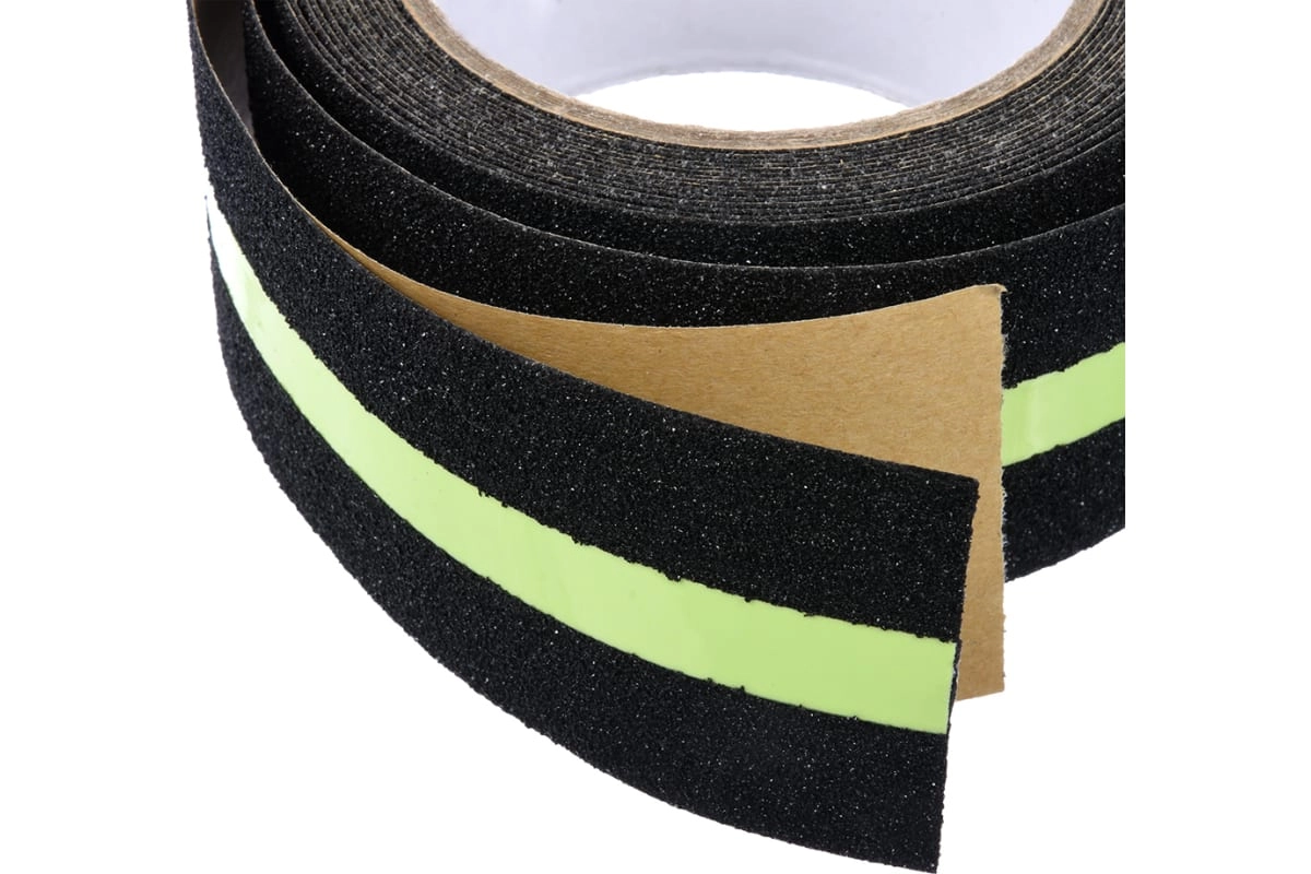 Противоскользящая лента Vortex 50 мм х 5 м сигнальная люминесцентная 24161 в Узбекистане