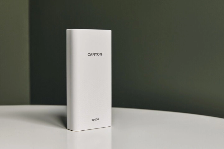 Внешний аккумулятор Canyon PB-2001 белый 20000 mAh O'zbekistonda