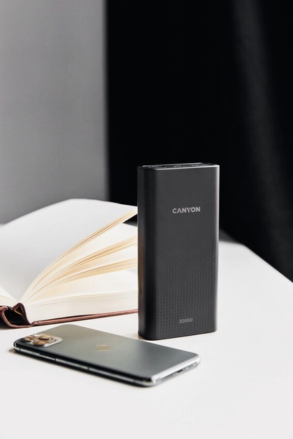 Внешний аккумулятор Canyon PB-2001 черный 20000 mAh O'zbekistonda