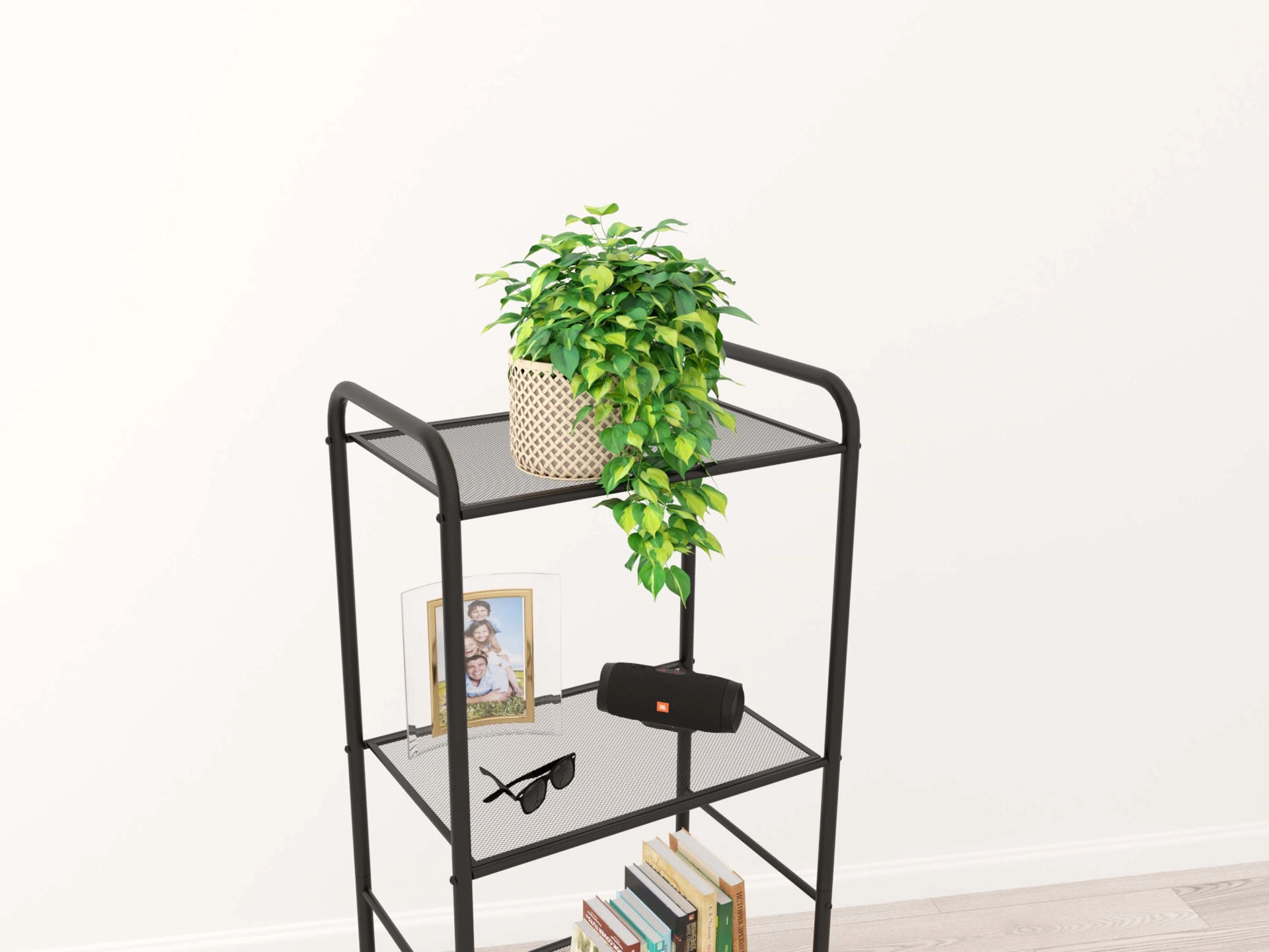 Стеллаж "Валенсия 15" Черный O'zbekistonda