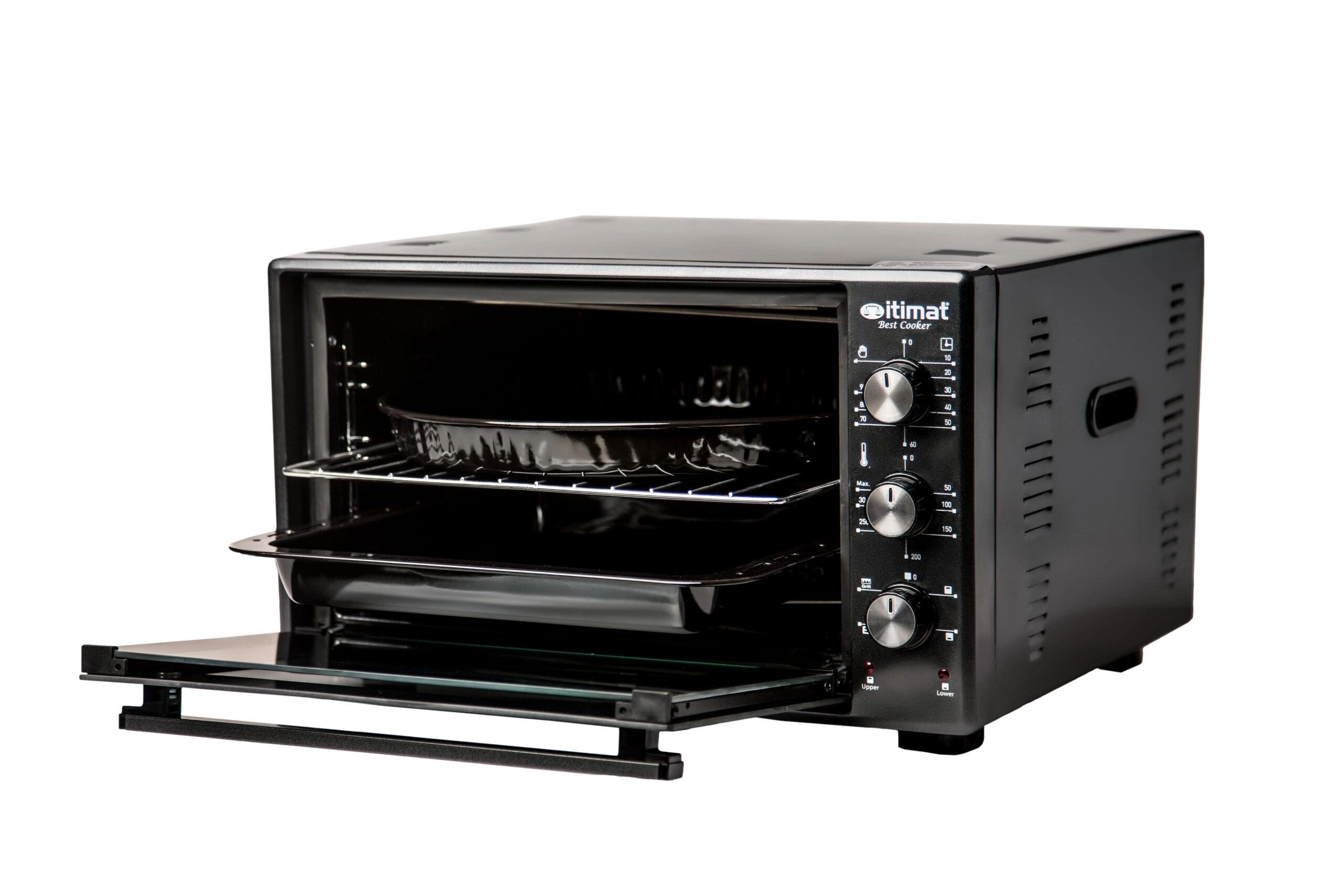 Мини-печь Itimat I-08 DTT (с двойным стеклом) 36L Черный в Узбекистане