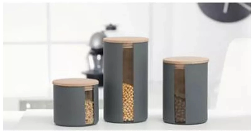 Банка для хранения "Jytte", Ritzenhoff & Breker, серая 1,3 л 816303 недорого