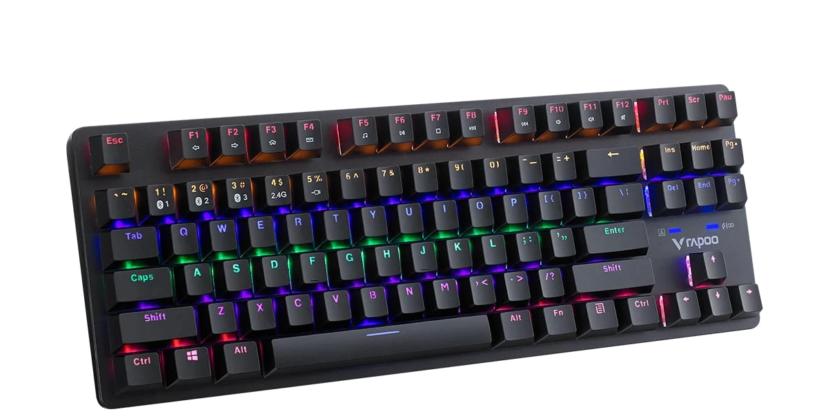 Rapoo V500PRO-87 Black USB klaviaturasi arzon