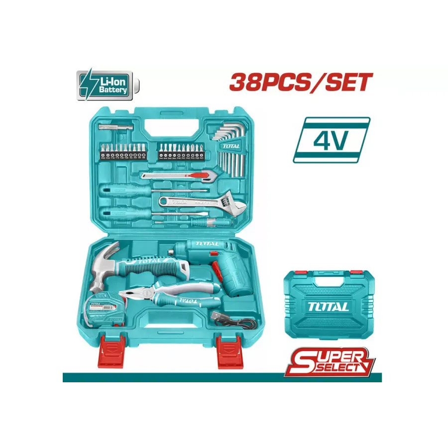 Набор инструментов TOTAL 38 предметов THKTHP10386 в Узбекистане