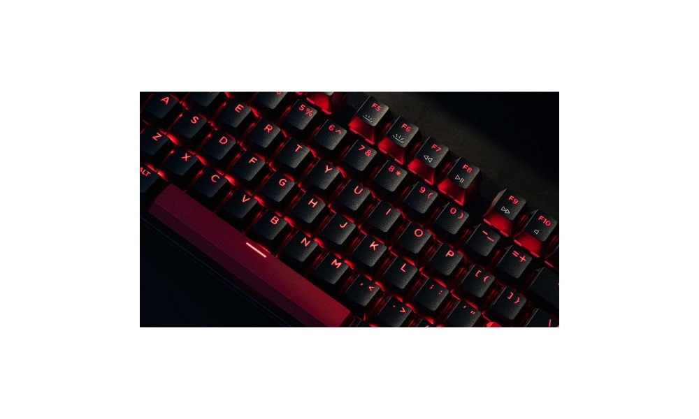 Klaviatura Lemokey X1 87 Key, Red, USB-A, QMK/VIA, EN/UZ/RU, Red led, Black O'zbekistonda