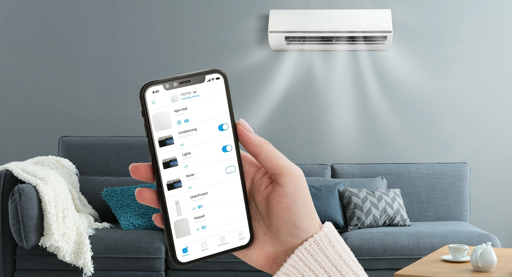 Ajax Relay (9SA) masofadan boshqarish kontrolleri O'zbekistonda