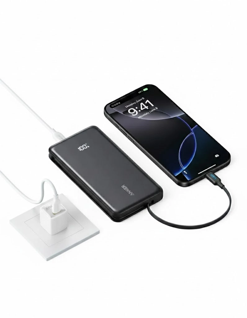 Power bank Zolo A110E 20000 mAh 22.5 Вт  akkumulyatori, Black O'zbekistonda